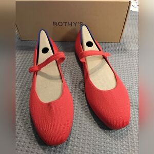 Rothy's Red Women's Shoes "Lollipop Red"
